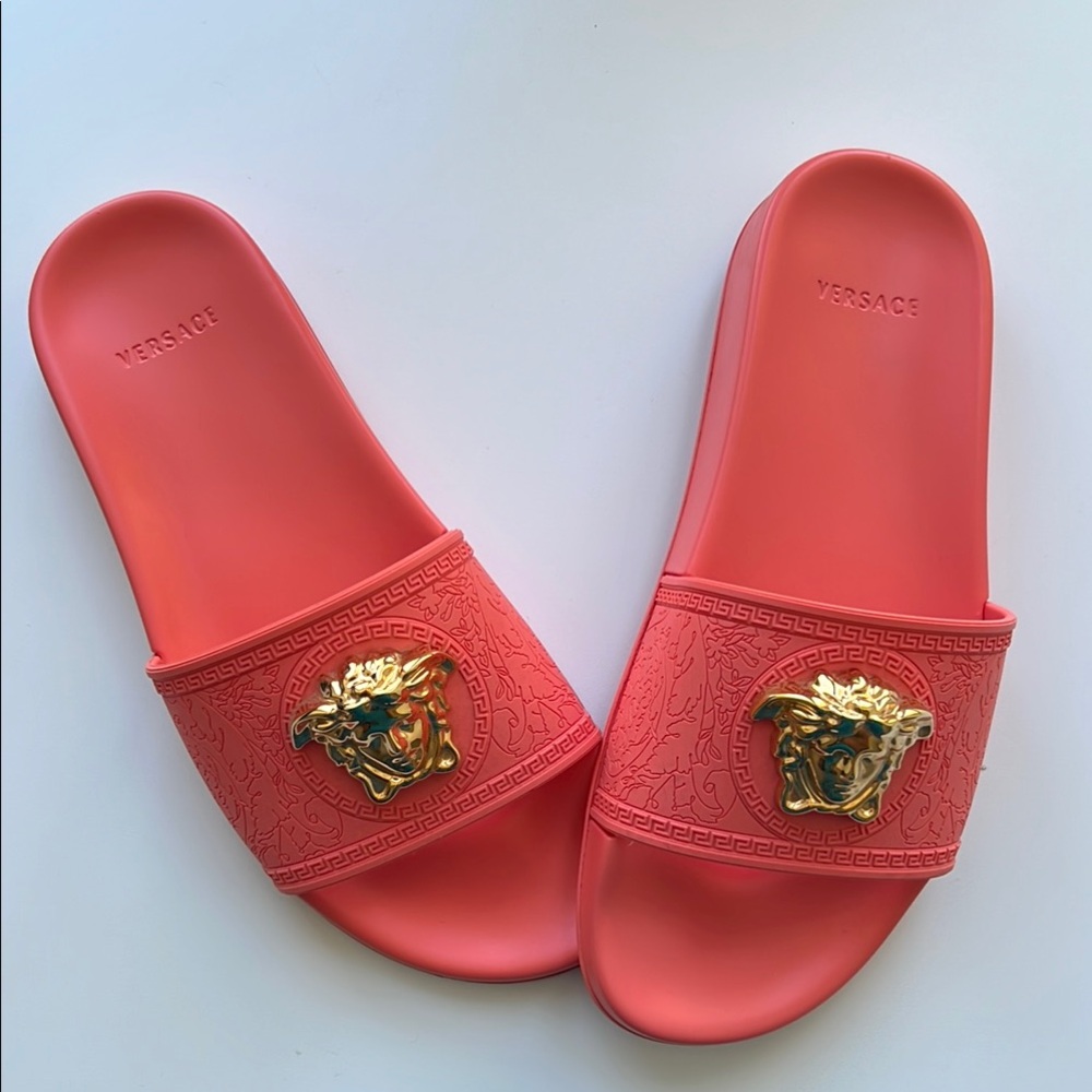 Versace Women's Coral Slides